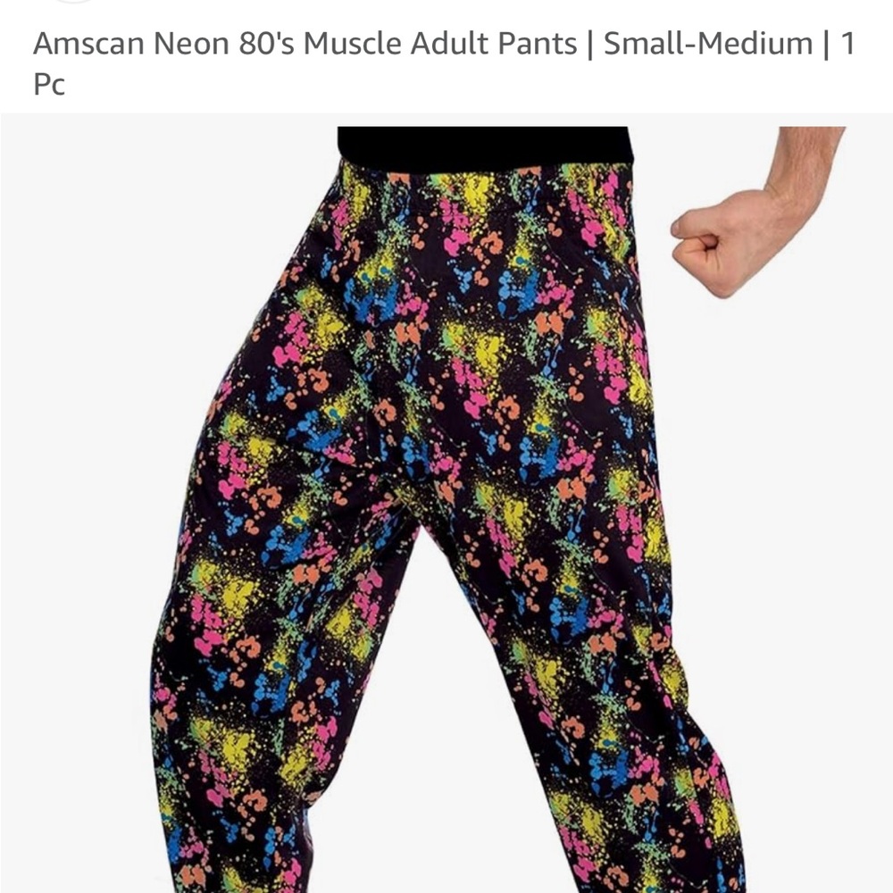 Amscan Vibrant Multicolor Joggers